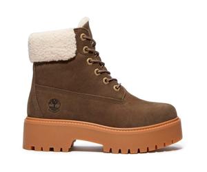 Timberland - Women's Stone Street Mid Warm Lined WP Boot - Chaussures d'hiver - EU 41,5 - dark brown full grain