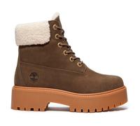 Timberland - Women's Stone Street Mid Warm Lined WP Boot - Chaussures d'hiver - EU 42 - dark brown full grain