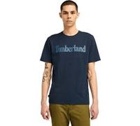 Timberland Wordmark Logo Short Sleeve Tee Dark Blue Taille: XL | T-Shirts Outlet | Homme | Bleu