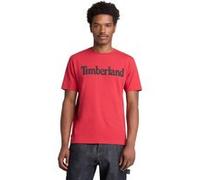 Timberland - T-shirt à Manches Courtes Coupe Standard - Homme - Tops - Rouge - Taille: L