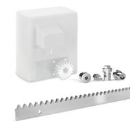 TIMBERTECH® Crémaillère pour Kit Motorisation de Portail Coulissant - env. 105 cm, avec Set des Vis, en Acier Galvanisé (Revêtement de Zinc) - Crémaillère pour Ouvre-Porte Automatique