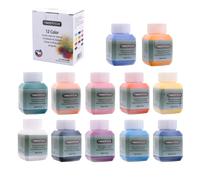 Timbertech Peintures Acryliques Peintures pour Aérographe 12x 30ml MULTICOLORE