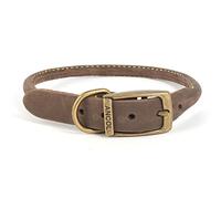 Timberwolf Collier rond en cuir sable 39-48 cm Taille 5 (M)