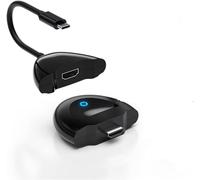TIMBOOTECH HDMI/USB-C Emetteur, 2 en 1 Transmetteur HDMI sans Fil pour Le Streaming Vidéo et Audio Depuis Une Caméra/PC/Phone vers Un Téléviseur HD/Projecteur/Moniteur