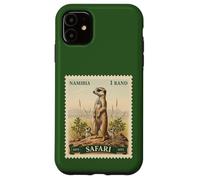 Timbre Africain Safari Suricate Namibie Poste Vintage Coque pour iPhone 11