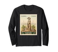 Timbre Africain Safari Suricate Namibie Poste Vintage Manche Longue