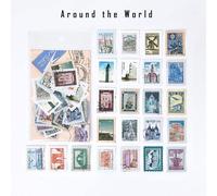 Timbre Autocollant Motif Fleur Plante, Étiquette Scrapbook, Décoration De La Série 1 Du Musée Philatérique, Fournitures De Papeterie, Diy Bricolage