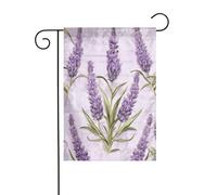 Timbre de lavande Drapeau de jardin de Pâques Drapeaux de jardin de printemps Drapeau de jardin de la Saint-Patrick Décor extérieur 12 pouces x 18 pouces vertical double face
