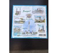Timbre France 2011. Feuillet Neuf de Collection incluant Nos 4538 à 4541 par des Livres Express. Capitales : Budapest