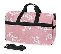 Timbre Mignon Chat Sac de Sport de Natation de Sport avec Compartiment À Chaussures Sacs de Sport À Bandoulière Sac À Main pour Voyage Femmes Filles
