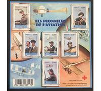 Timbre Neuf** de Collection Authentique. 2010 Bloc Feuillet France avec Nos 4505 à 4509 Neufs sans charnière. des Livres Express. Histoire Aviation, Avion