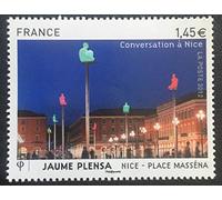 Timbre Neuf** de Collection Authentique. 2012 France No 4683 Neuf sans charnière. des Livres Express. Art : Statue de Jaume Plensa