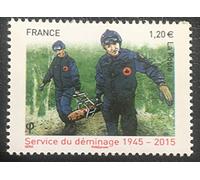Timbre Neuf** de Collection Authentique. 2015 France No 4927 Neuf sans charnière. des Livres Express. Démineur