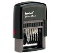 Timbre numéroteur à encrage automatique Printy 4846 - hauteur des caractères 4 mm G