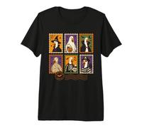 Timbre-Poste Amusant fantôme Pirate Halloween oie T-Shirt Haut de Gamme