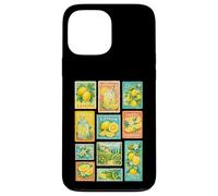 Timbre-Poste Aquarelle Citron Limonade Coque pour iPhone 13 Pro Max