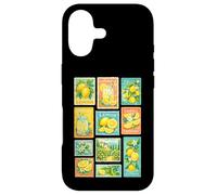 Timbre-Poste Aquarelle Citron Limonade Coque pour iPhone 17