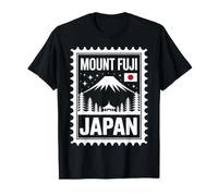 Timbre-Poste Japonais Mont Fuji Souvenir de Voyage T-Shirt