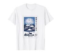 Timbre-Poste Motif Histoire du Japon T-Shirt