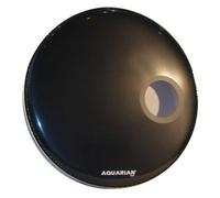Aquarian Regulator 22 pouce (55,88 cm) Small Port Hole peau de batterie pour basse Noir