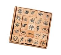 Timbre Thème Météo Vintage 25 Pièces Fleur En Bois Papillon Décoratif Pour La Fabrication De Cartes Timbre Créatif Pour Journal Scrapbooking