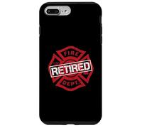Timbre Vieilli avec Inscription « Fire Dept Rescue » Coque pour iPhone 7 Plus/8 Plus