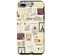 Timbre Vintage esthétique de Voyage en Europe Y2k Summer Coque pour iPhone 7 Plus/8 Plus