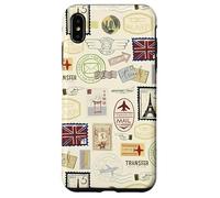 Timbre Vintage esthétique de Voyage en Europe Y2k Summer Coque pour iPhone XS Max