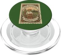 Timbres de Collection de café Vintage Indonésie PopSockets PopGrip pour MagSafe