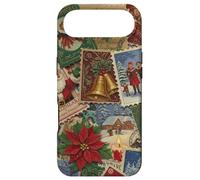 Timbres de Noël Santa Vintage Holiday Postage Nostalgique Coque pour iPhone Air