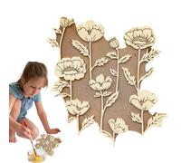 Timbres Décoratifs En Bois - Collection De Timbres Artisanaux D'herbier, Timbrs En Bois À Encre Pour Cartes, Journalisation, Conception De Scrapbooking Et Art Fait À La Main | Projets De Papier De Pa