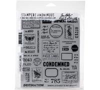 Timbres étirables Tim Holtz - 17,8 x 21,6 cm - Notes de terrain