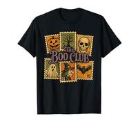 Timbres Halloween Vintage Spooky Themed The Boo Club T-Shirt