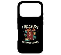 Timbres I Measure Life in Passport Agence de Voyage Agence de Voyage Coque pour iPhone 17 Pro