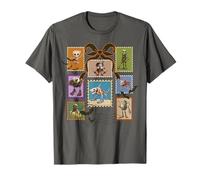 Timbres postaux drôles Halloween Brainrot Italien T-Shirt