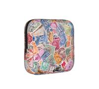 Timbres-Poste Anciens de Divers Pays, Pochette de Rangement pour Serviettes hygiéniques, étui à Serviettes hygiéniques avec Fermeture éclair, Porte-Monnaie