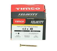 Timco 34564_P Vis à bois plaqué zinc, 40040VY