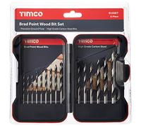 Timco B15SET Jeu de 15 mèches à bois pointues