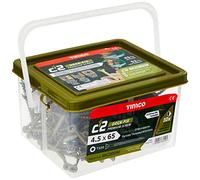 TIMCO Lot de 250 vis C2 TX20 CSK GRN gamme ? 4,5 x 65 mm