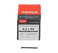 TIMco PH2 Boîte de 200 vis à tôle pour cloison sèche Noir, 00065DRYS