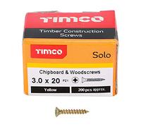 Timco SDF456_P Vis à bois plaqué zinc, 30020SOLOC