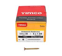 Timco SDF456_P Vis à bois plaqué zinc, 35035SOLOC