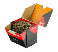 TIMCO Solo Woodscrews Lot de vis à bois Doré 4 x 40 mm