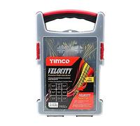 TIMCO - Velocity Premium Lot de 600 vis multi-usages - PZ - Double tête fraisée - Jaune