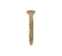 TIMCO Velocity Vis à bois à tête fraisée multi-usage Doré 4 x 30 mm