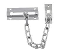 TIMCO Verrou de sécurité pour porte - Permet un angle d'ouverture réduit de la porte - Pour plus de sécurité - Chrome poli - 85 mm