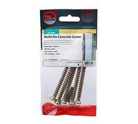 TIMCO Vis béton plate fraisée, or - 7,5 x 60