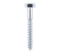TIMCO Vis tire-fond BZP 6x50 Zinc Boîte de 200