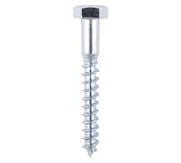 Timco - Vis tire-fond hexagonales en zinc (taille 8,0 x 120-50 pièces)