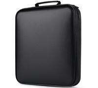 TIMCORR tui de rangement pour DVD et CD : classeur de protection pour DVD, livre de protection pour CD, organiseur de DVD portable, porte-CD pou